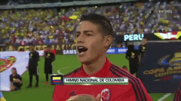 speakpaper estas ganas enormes de que sean las 7 y gritar vamos colombia GIF