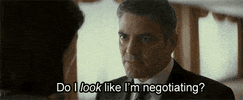 George Clooney Negotiating GIF