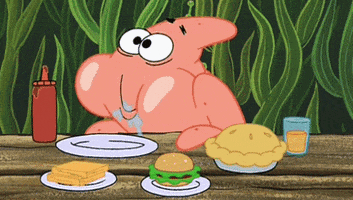 spongebob squarepants cartoons & comics eating hungry spongebob GIF