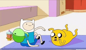 Adventure Time Fist Bump GIF