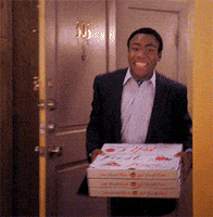 Donald Glover Pizza GIF