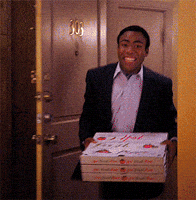surprised pizza delivery GIF