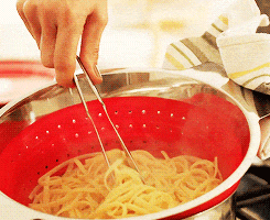 pasta cooking GIF