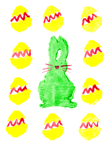 happy easter bunny GIF