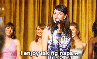 television parks and recreation tired sleeping aubrey plaza