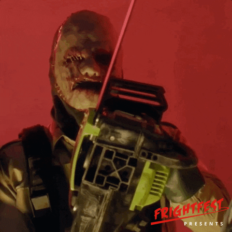 texas chainsaw massacre wtf GIF by Signaturee Entertainment