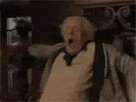 shocked back to the future GIF