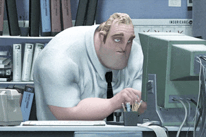 Working The Incredibles GIF