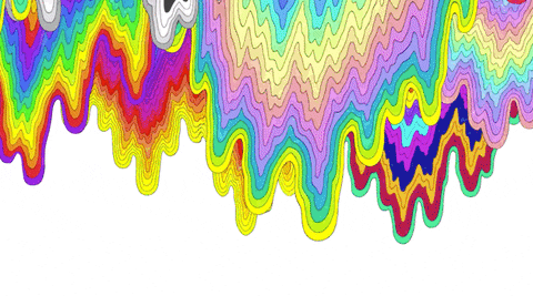  psychedelic colors colorful dripping jgvid GIF