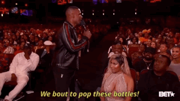 jamie foxx we bout to pop these bottles GIF by BET Awards