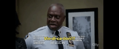 taylorgibsongt brooklyn 99 holt captain holt vindication GIF