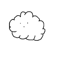  smile happy smiling cloud Sticker
