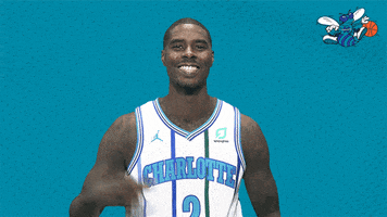 fresh prince smile GIF by Charlotte Hornets