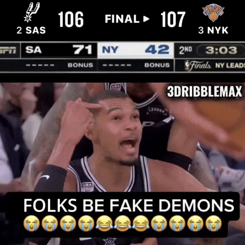 Spurs Knicks GIF