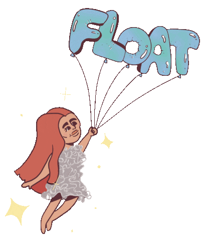 Sparkle Float Sticker by JanCarlo Caling