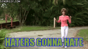 haters gonna hate wtf GIF by Cheezburger