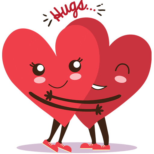 I Love You Hug Sticker by Singapore Heart Foundation