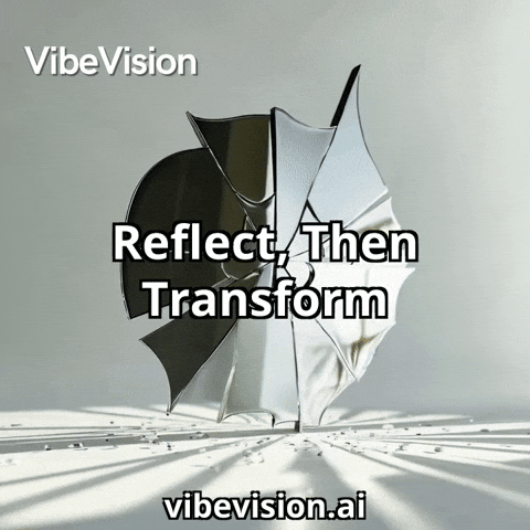 Mirror Reflect GIF by VibeVision
