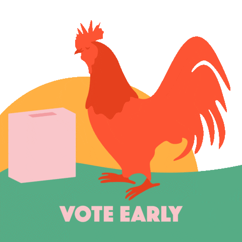 Vote Early Election 2020 Sticker by Art of Voting Early
