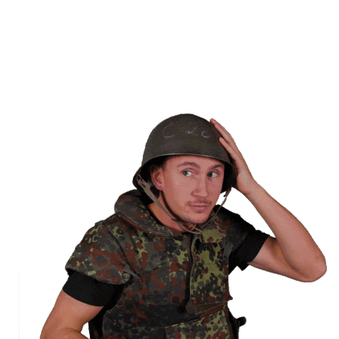 Happy War Sticker by dreifarbenpanda