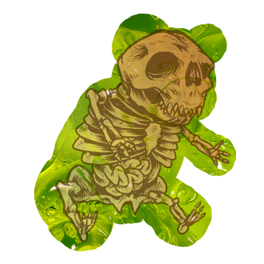 Bear Candy Sticker by Bad Drip Labs