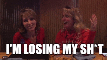 holy crap losing my shit GIF by Chicks on the Right