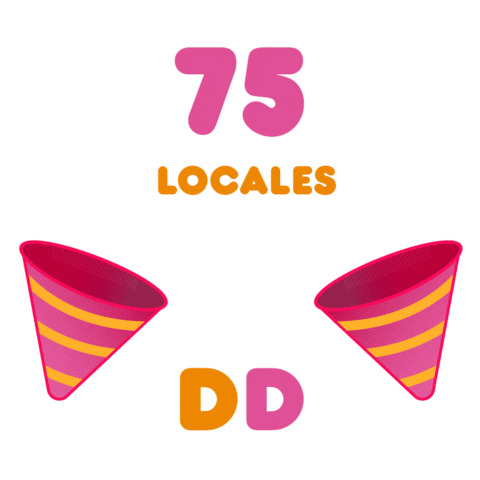 Dunkin Chile Local 75 Dd Sticker by Dunkin Donuts CL