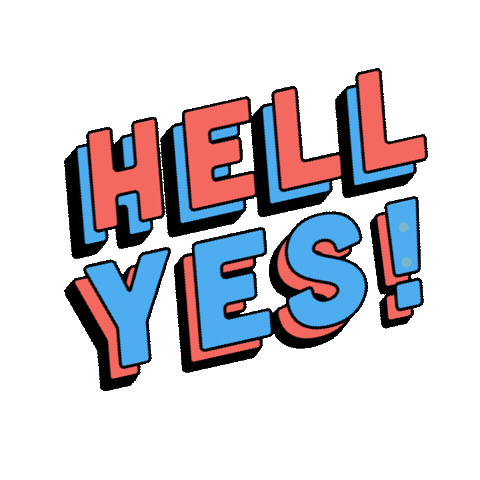 Hell Yeah Sticker