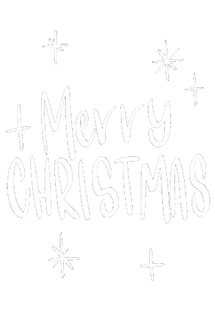 Sparkling Merry Christmas Sticker by Emilia Desert