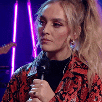 Perrie Edwards Thinking GIF by BRIT Awards