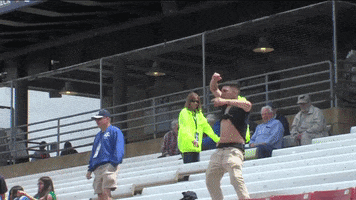 belly dance fan cam GIF by Kane County Cougars