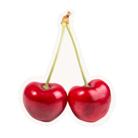 Cherry Scrapbook Sticker