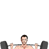 fitness workout Sticker by Joel Beukers