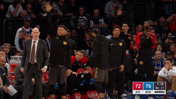 Celebrating Atlanta Hawks GIF by NBA - Find & Share on GIPHY