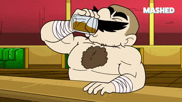 Drunk Lets Go GIF by Mashed