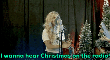 Let It Snow Singing GIF by Audacy