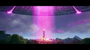 Flying Saucer Explosion GIF by Fortnite