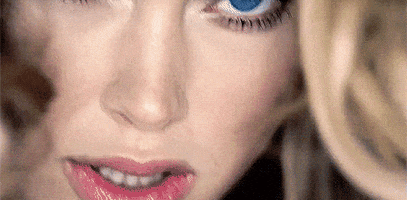 blue eyes model GIF