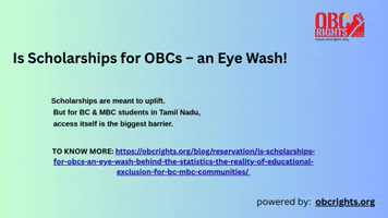Tamil Nadu Scholarship Discrimination GIF