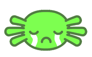 Sad Cry Sticker