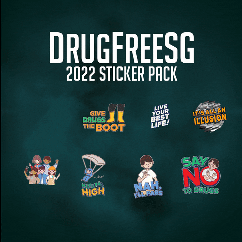 Cnb Stickerpack GIF by CNB.DrugFreeSG
