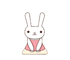 Rabbit Greeting Sticker