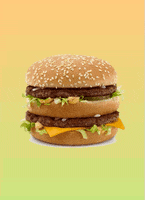 big mac cheeseburger GIF by Shaking Food GIFs