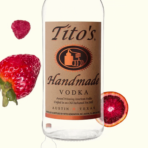 Party Drinking GIF by Tito's Handmade Vodka