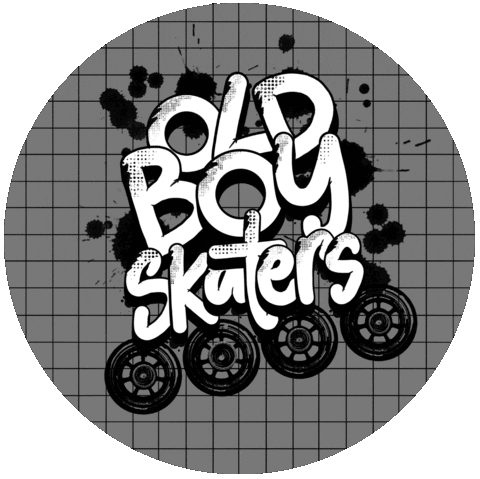 Rollerblading Sticker by The Modern Calligraphy Co.