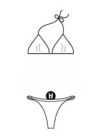 Swimwear Swimsuit Sticker by HanaJana