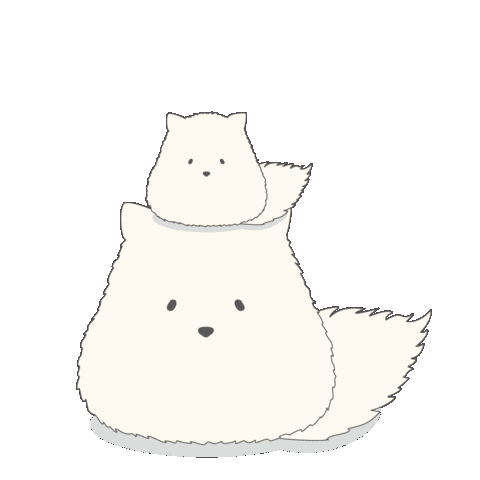 Cat Dog Sticker by moimoimoinen