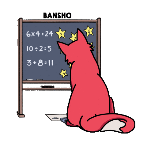 School Math Sticker by Bansho