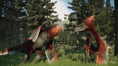 dilophosaurus jurassic park gif