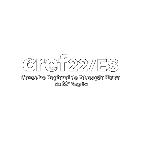 CREF22/ES - CONSELHO REGIONAL DE EDUCAÇÃO FÍSICA DO ESPÍRITO SANTO Sticker